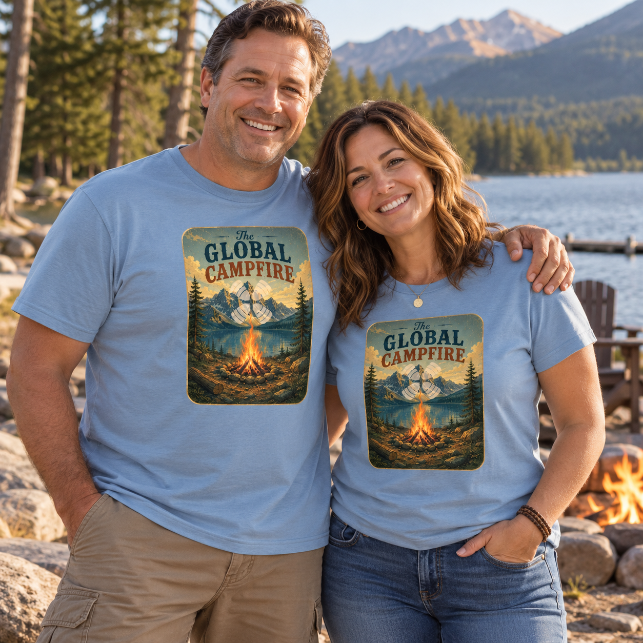 Global Campfire Tee - Vintage