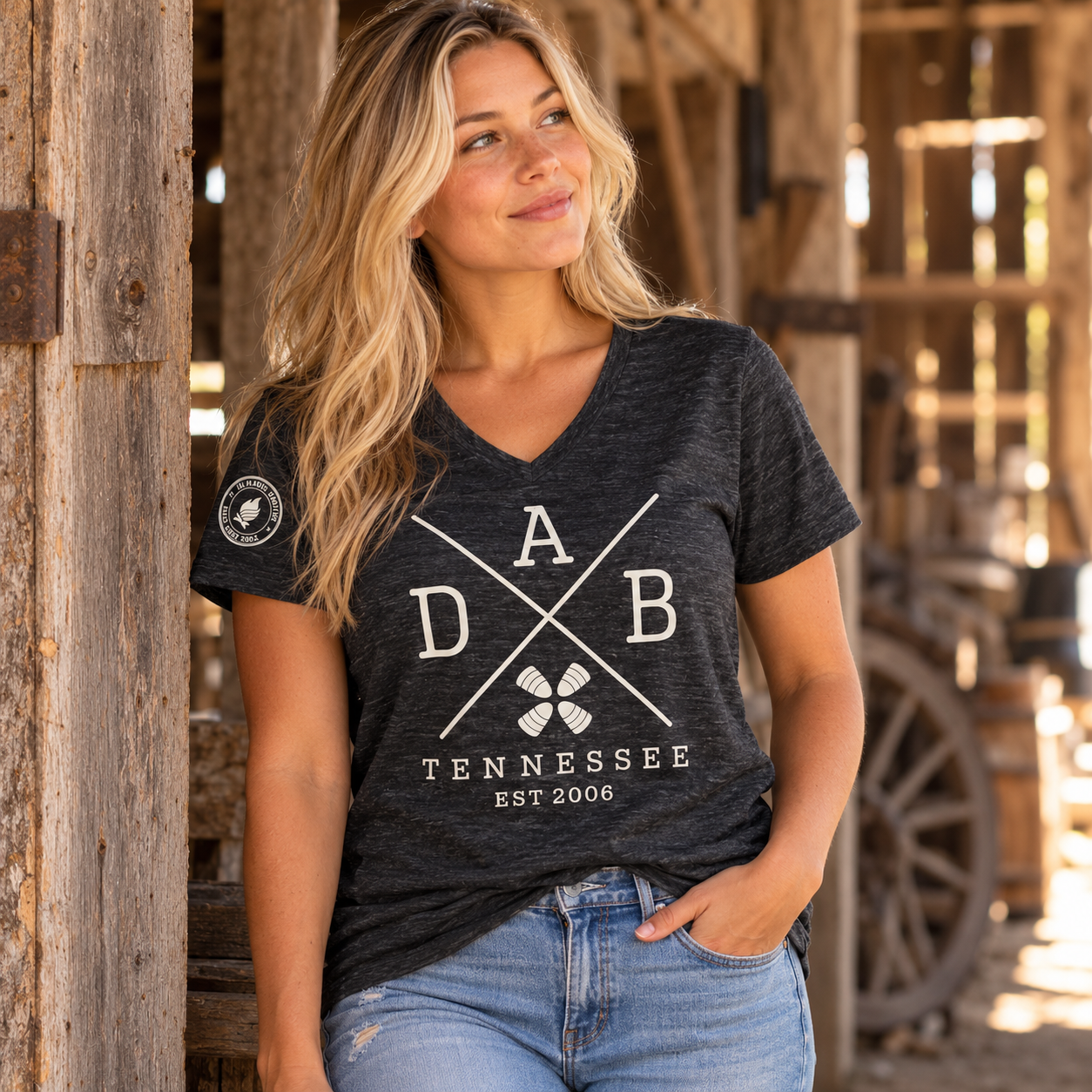 DAB V-Neck Tee