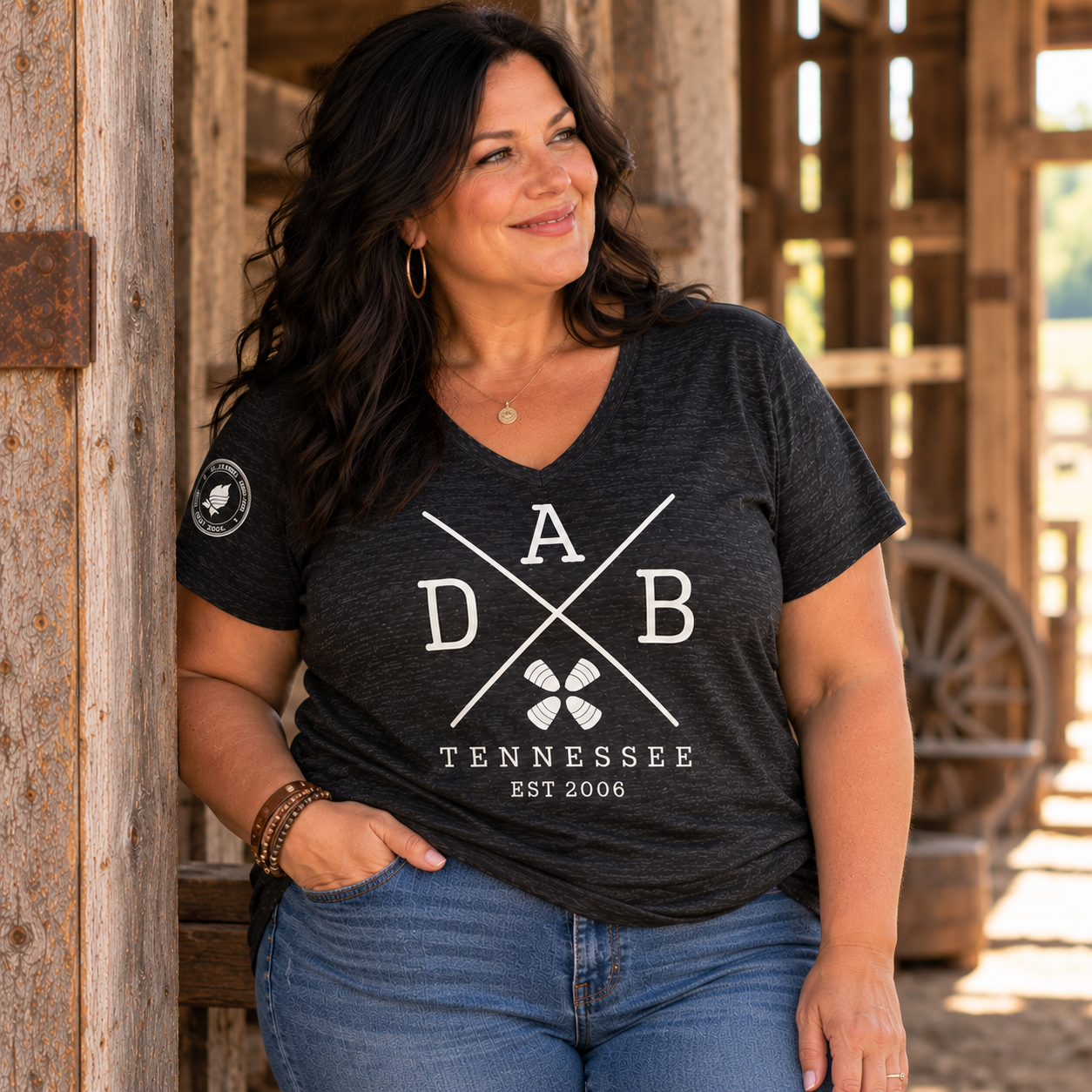 DAB V-Neck Tee