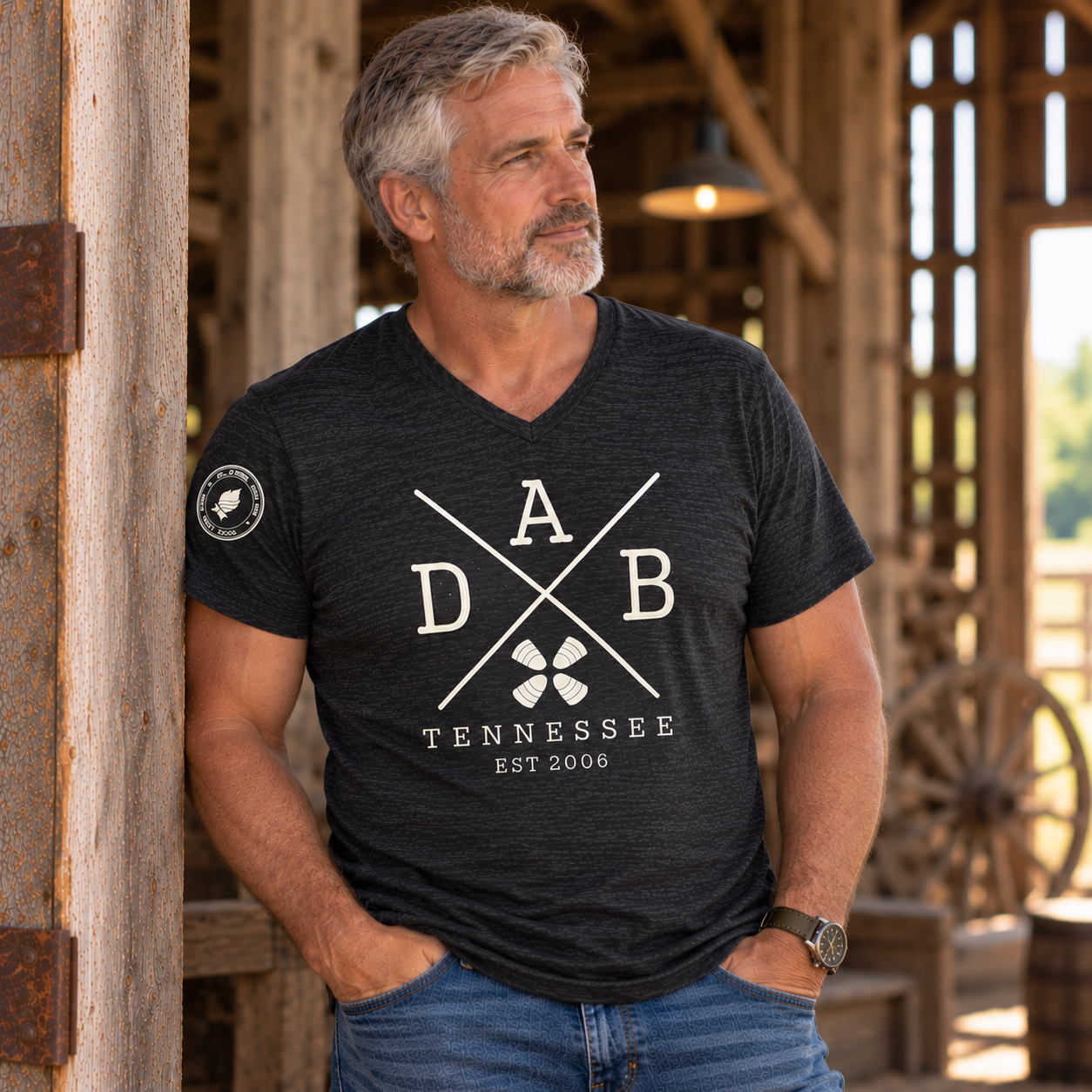 DAB V-Neck Tee