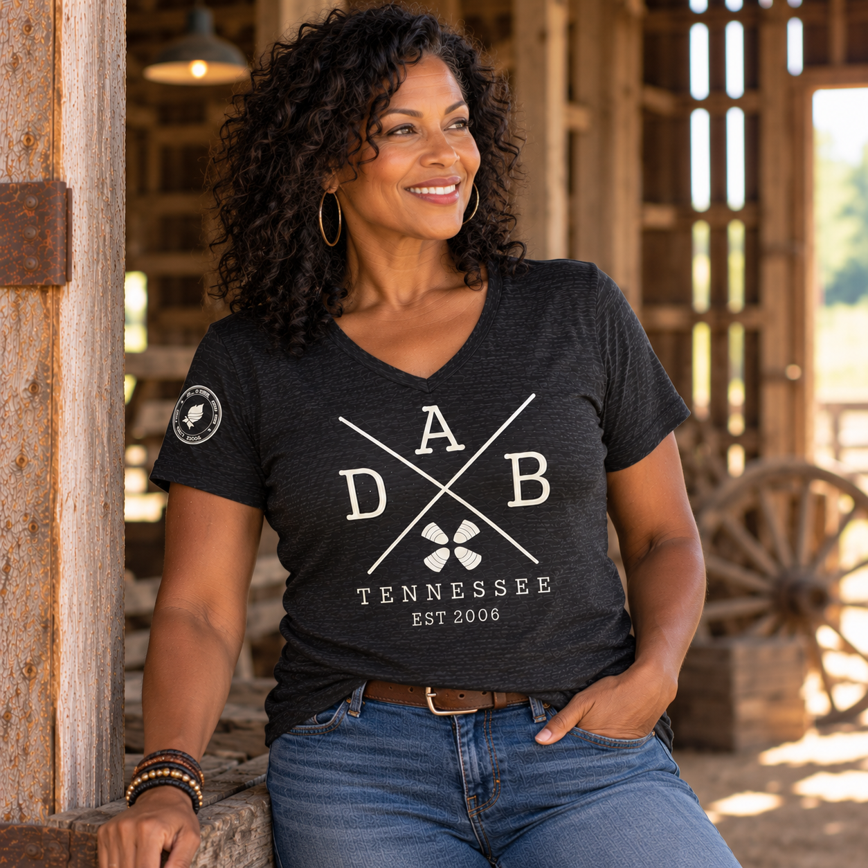 DAB V-Neck Tee