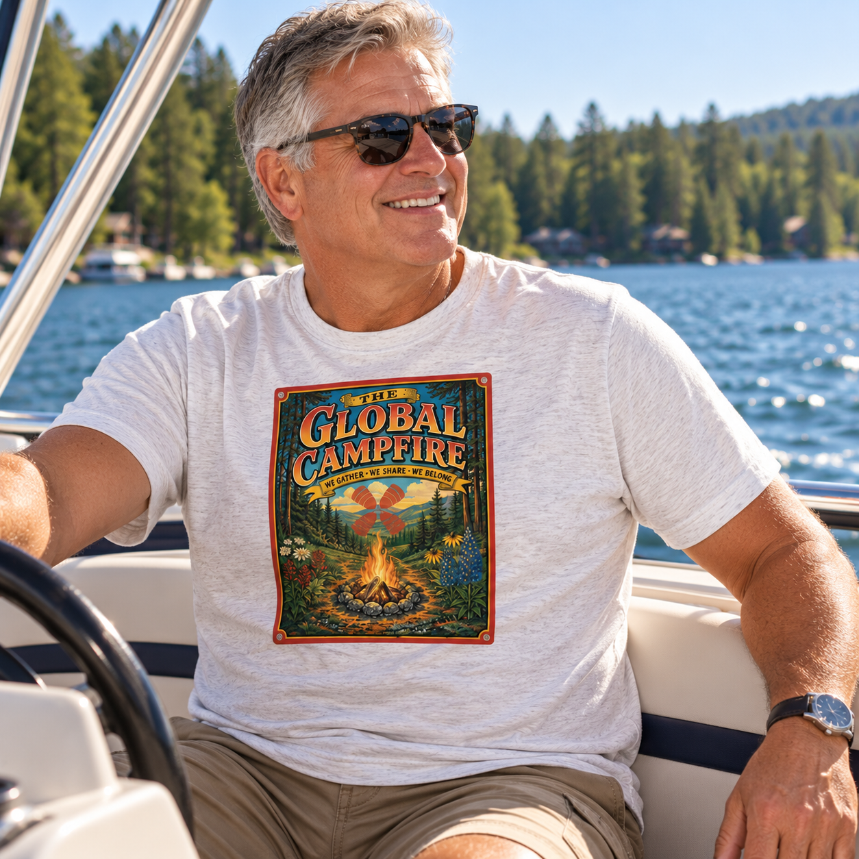 Global Campfire Tee - Wilderness